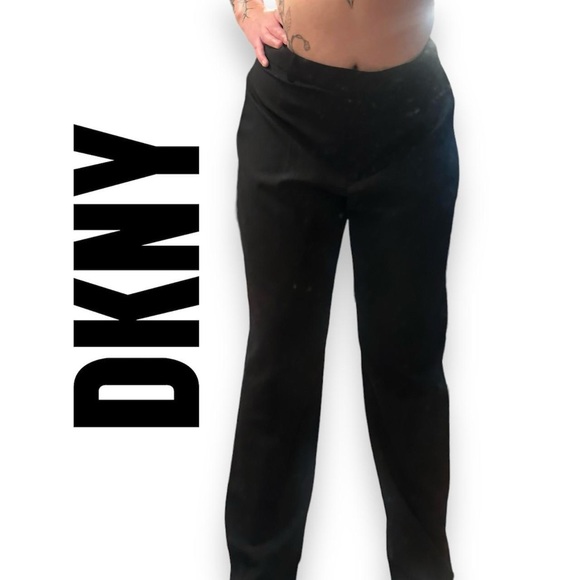 Vintage DKNY Black Slacks - Picture 1 of 8